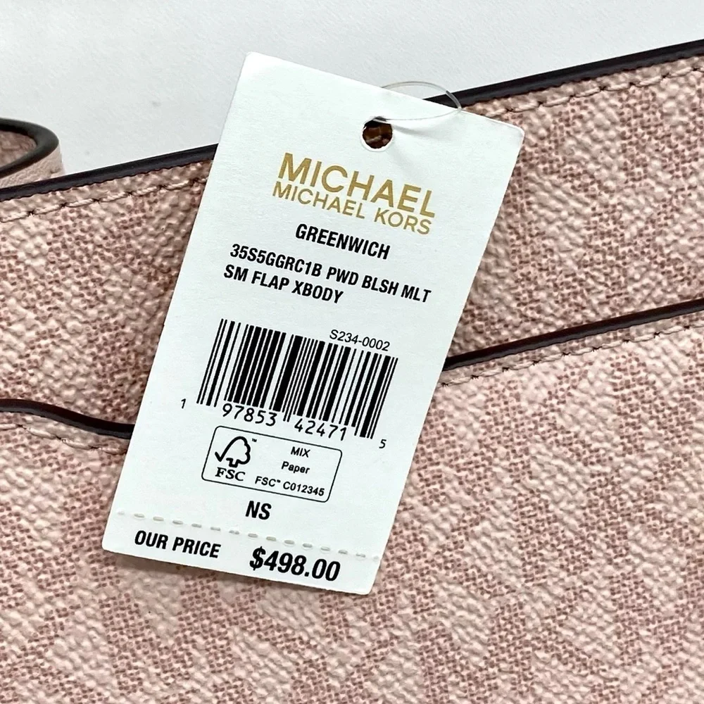 Michael Kors Greenwich Small Signature Logo Shoulder Crossbody Bag